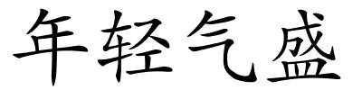 年轻气盛的解释