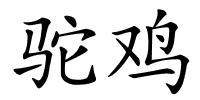 驼鸡的解释