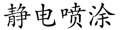 静电喷涂的解释