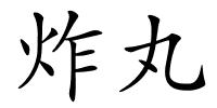 炸丸的解释