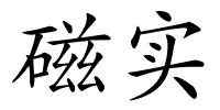 磁实的解释