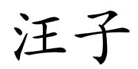 汪子的解释