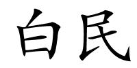 白民的解释