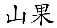 山果的解释