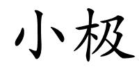 小极的解释