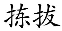 拣拔的解释