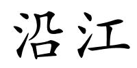 沿江的解释