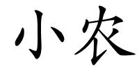 小农的解释