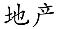 地产的解释