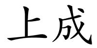 上成的解释