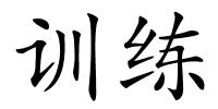 训练的解释