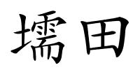 壖田的解释