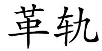 革轨的解释