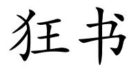 狂书的解释