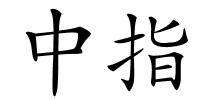 中指的解释