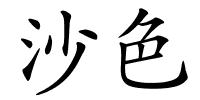 沙色的解释