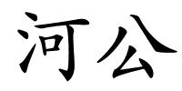 河公的解释