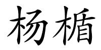 杨楯的解释