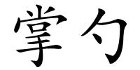 掌勺的解释