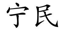 宁民的解释