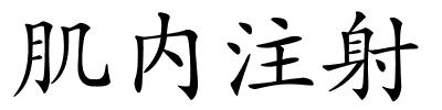 肌内注射的解释