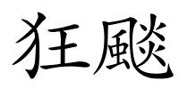 狂颷的解释