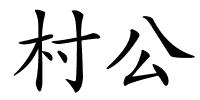 村公的解释