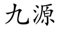 九源的解释