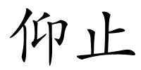 仰止的解释