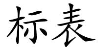 标表的解释