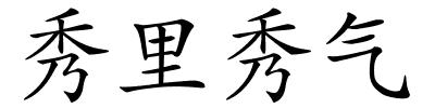 秀里秀气的解释