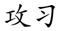 攻习的解释