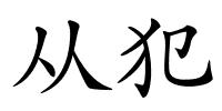 从犯的解释