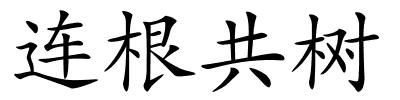 连根共树的解释