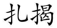 扎揭的解释