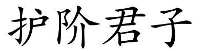 护阶君子的解释