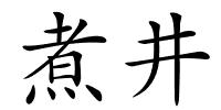 煮井的解释