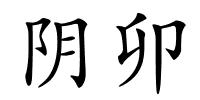 阴卯的解释