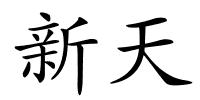 新天的解释