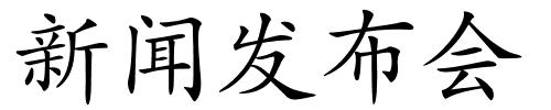 新闻发布会的解释