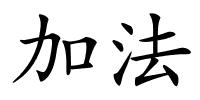 加法的解释