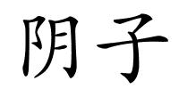 阴子的解释