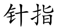 针指的解释