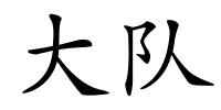 大队的解释