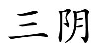 三阴的解释