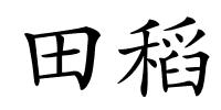 田稻的解释