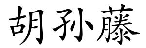 胡孙藤的解释