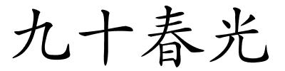 九十春光的解释