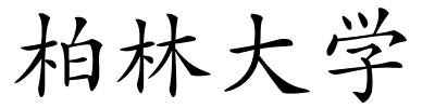 柏林大学的解释