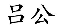 吕公的解释